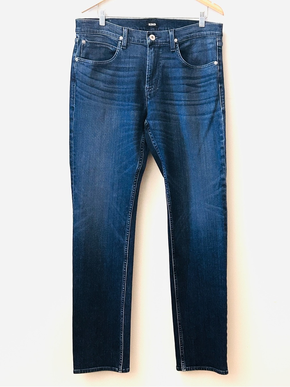 Hudson Byron 5 Pocket Straight Stretch Blue
Denim Jeans Zip Fly Cotton Men’s 36